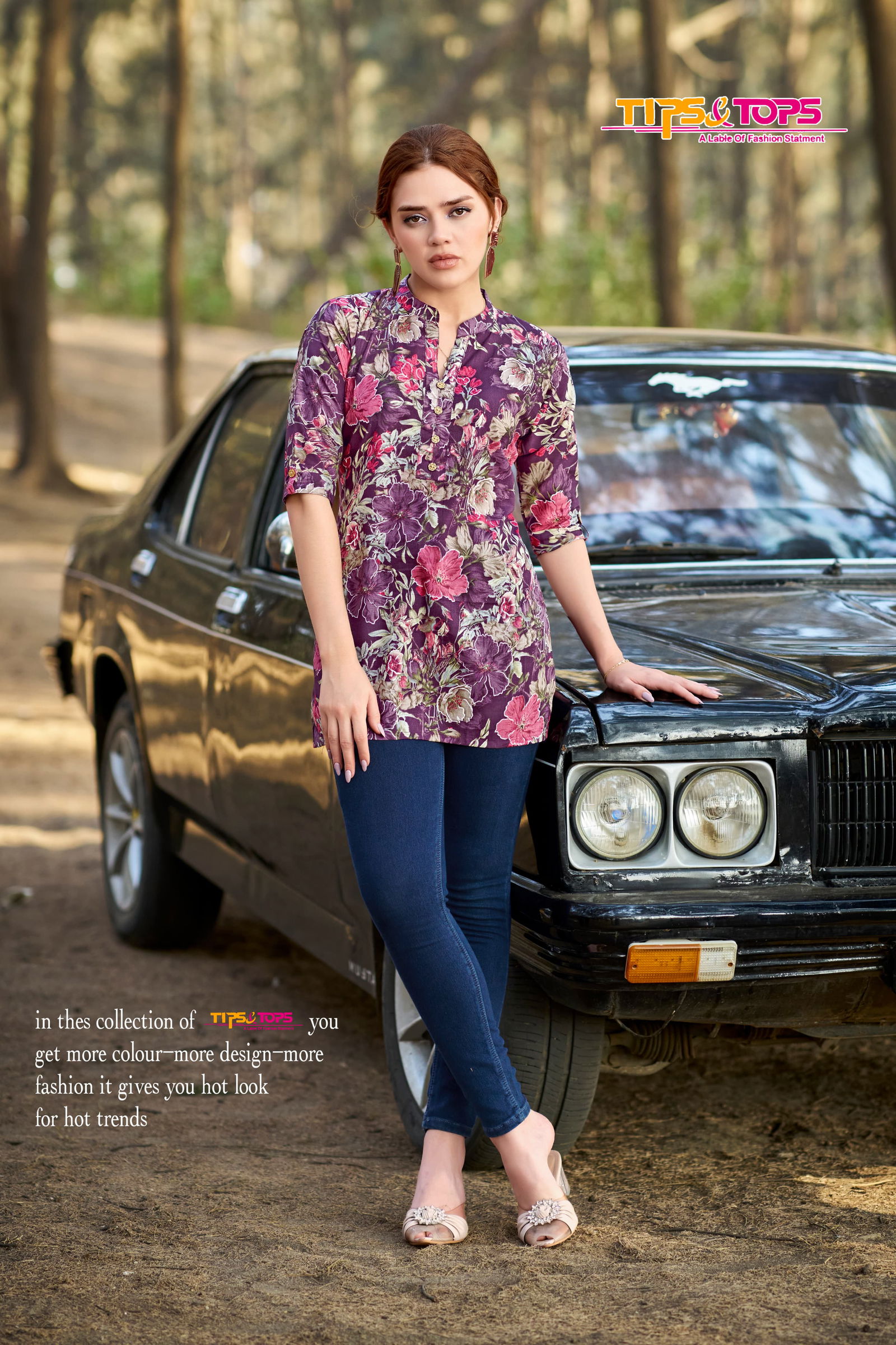 Cotton Shorties Vol 7 By Tips And Tops Cotton Printed Ladies Top Orders In India